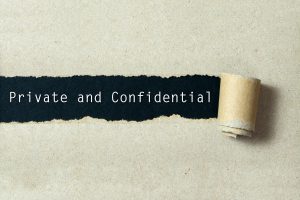Confidential personal data