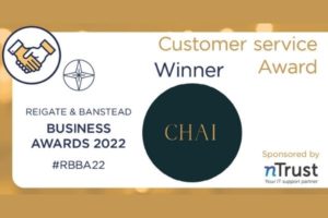 Customer Service Award Reigate & Banstead Business Award Sponsor and Judge