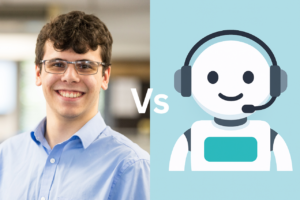 nTrust engineer next to a robot. Know who’s really supporting your business