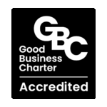 Logo; Good Business Charter Accredited