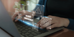 Incident management concept. Identifying, diagnosing and resolving unexpected problems that occur in IT systems
