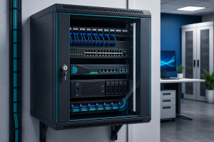 Neat server cabinet. Is Your IT Infrastructure Protected Against Avoidable Failures