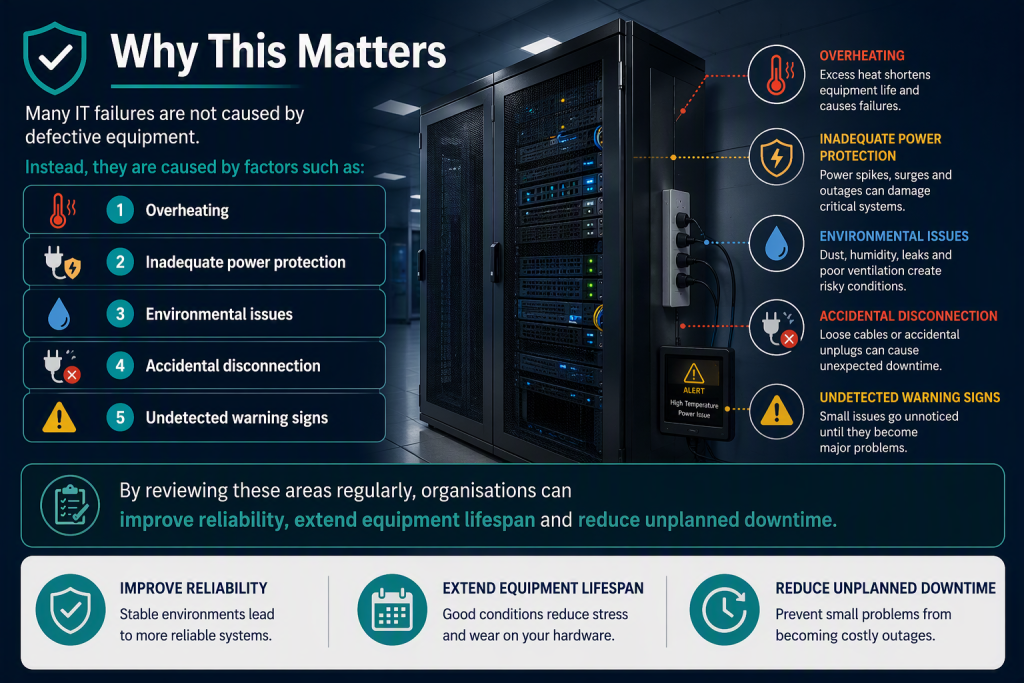 Info graphic explaining Why these IT environment checks matter